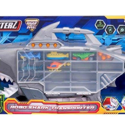 Teamsterz Beast Machines Transportator Robo Shark, 60 cm