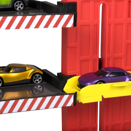 Teamsterz Set de joacă Park And Drive + 3 mașinuțe