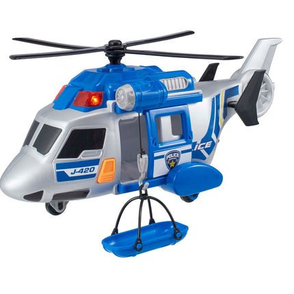 Teamsterz Elicopter de Salvare Poliție cu Lumini & Sunete, 35 cm