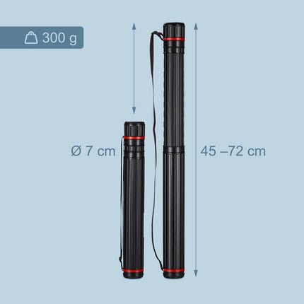 Tub telescopic pentru postere - reglabil, portabil, sigur