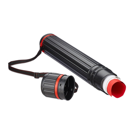 Tub telescopic pentru postere cu curea reglabilă