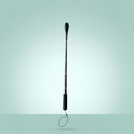 Telescopic Shoehorn, 39–91 cm, Aluminium, Black