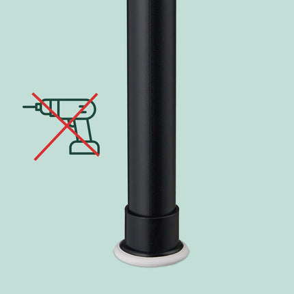 Sistem telescopic pentru garderobă, reglabil 165-300 cm
