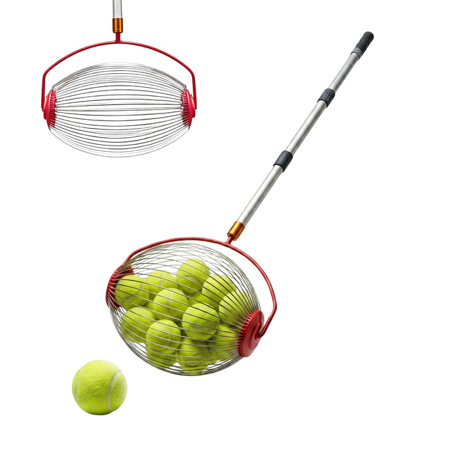 Rolă de recuperare a mingii de tenis, suport metalic fără îndoire