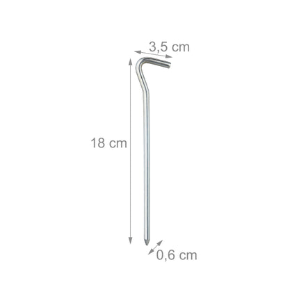 Set de cuie de cort rotunde de 24 buc