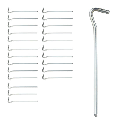 Set de cuie de cort rotunde de 24 buc