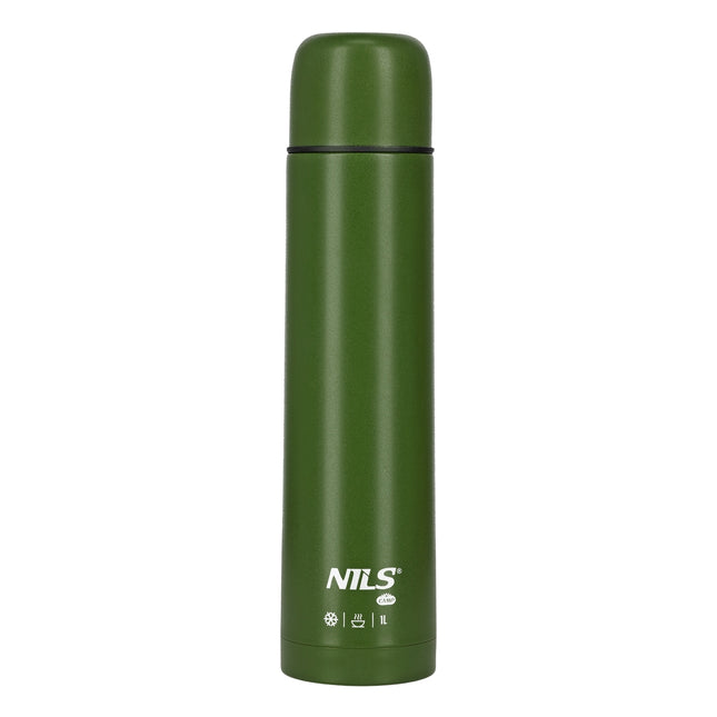Thermos 1000 ml Verde – Balon de voiaj izolat