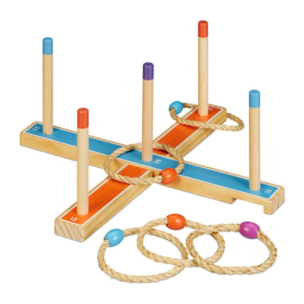 Throw rings in wood