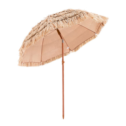 Tiki Thatched Patio Umbrella 6.5 Ft, Tilt, 8 Ribs