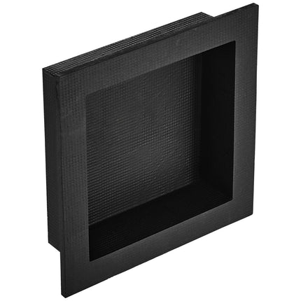 Tile-Ready Shower Niche 16x16 in, Waterproof, Black