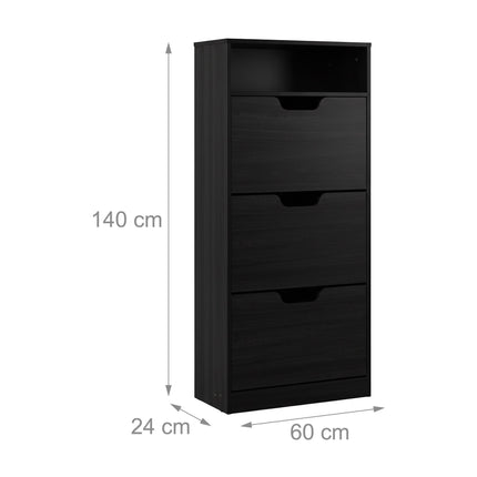Dulap de pantofi basculant cu compartimente reglabile