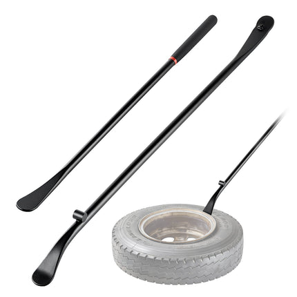 Tire Mount Demount Bars, 2-Piece Alloy Steel, 38in 30in