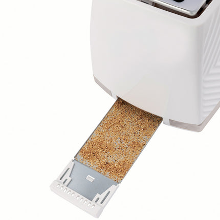 Toaster White Groove 2S Toast 26391-56