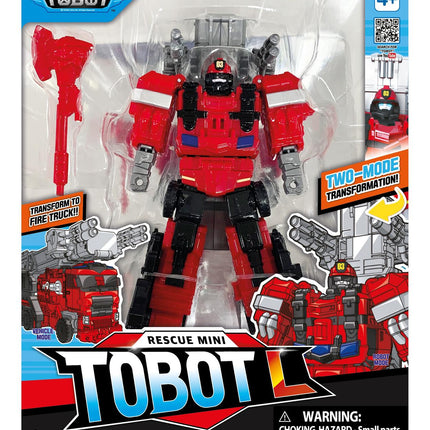 Mini figurină transformatoare Tobot L, jucărie de acțiune de 18 cm