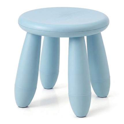 Scaun pentru copii mici, plastic albastru – 26x28 cm