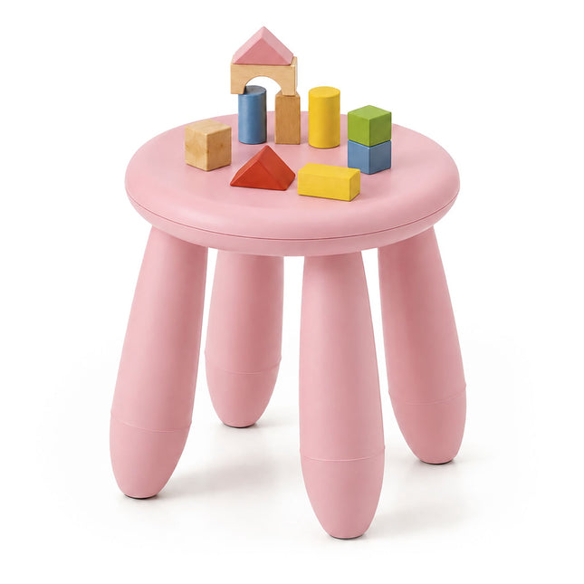 Scaun pentru copii mici, plastic roz – 26 x 28 cm