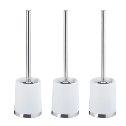 Set de perii de toaletă cu suport – pachet de 3
