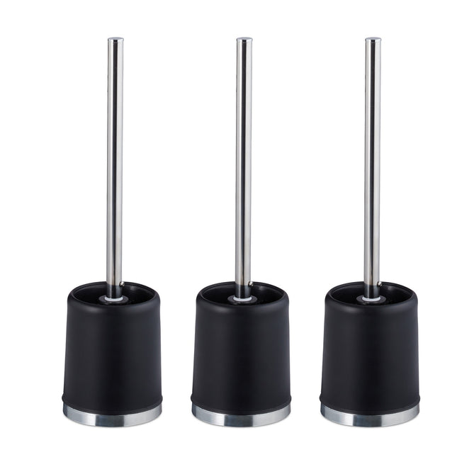 Set perii de toaletă cu suporturi, pachet de 3