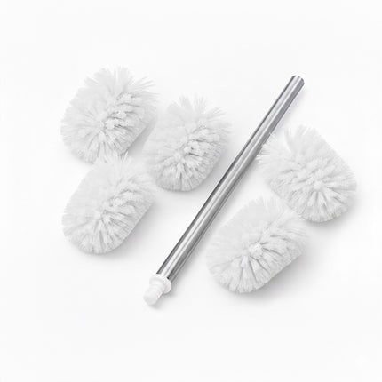 Perie de toaletă cu 5 capete înlocuibile, 8 cm