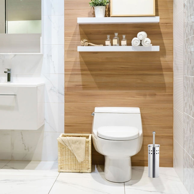 Scaun WC rotund din otel inoxidabil