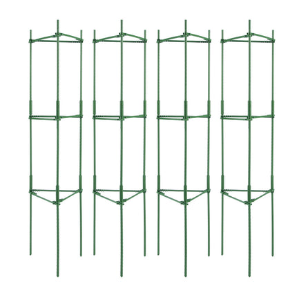 Tomato Cages, 4-Pack 63-Inch Stackable Plant Support