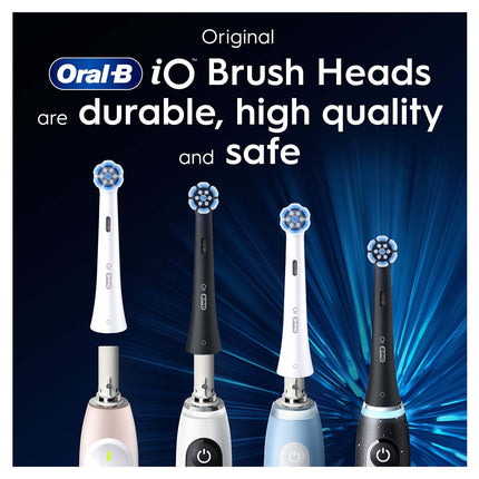 Toothbrush Heads, Gentle Care, Black, 4-Pack