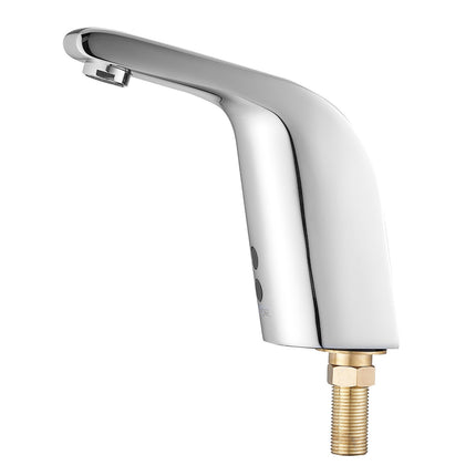 Touchless Bathroom Sink Faucet – Motion Sensor, Battery, Chrome