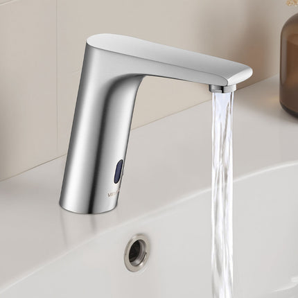 Touchless Bathroom Sink Faucet – Motion Sensor, Hot Cold