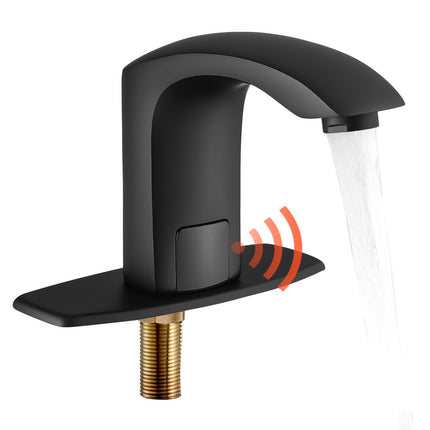 Touchless Bathroom Sink Faucet, Motion Sensor, Matte Black