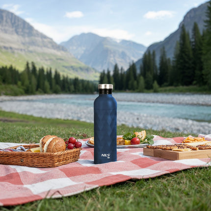 Sticlă de apă Tourist, 750 ml, Albastru