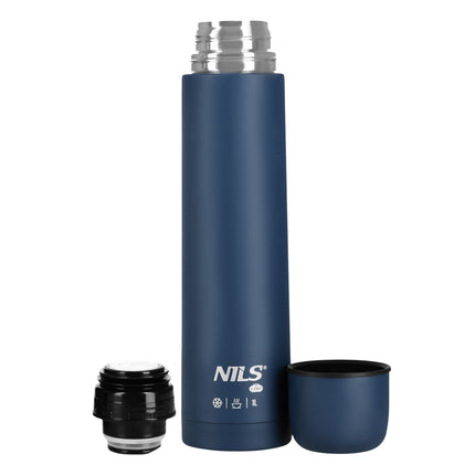 Termos Turistic 1000ml, Albastru, Balon izolat