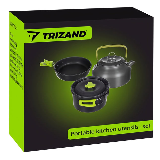 Tourist tableware Trizand 23667 18 pcs.
