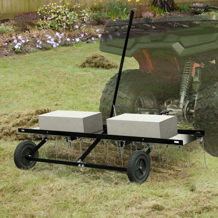 Tow-Behind Lawn Dethatcher, 48-Inch, 24 Spring Tines