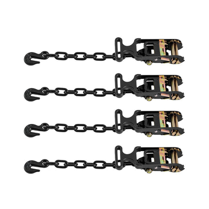 Tow Dolly Tire Tie-Down Straps, 2in x 120in, 4-Pack