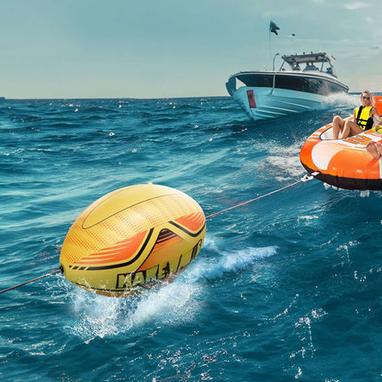 Towable Tube Booster Ball, 0.75mm PVC, 680 lb Rope