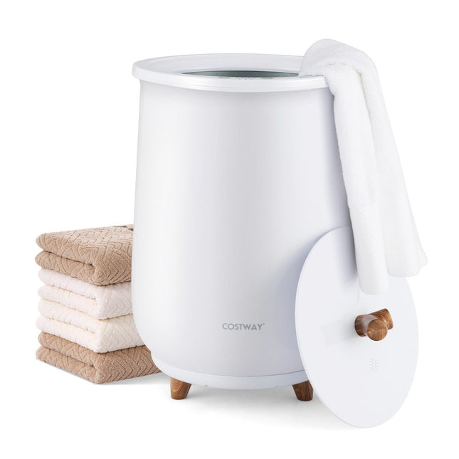 Găleată pentru încălzire prosoape 23 L Încălzitor mare de prosoape de lux 34 x 54 cm Alb