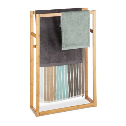 Towel hanger in bamboo