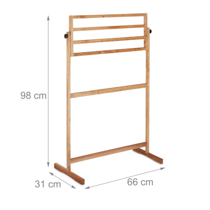 Umeraș pentru prosoape în picioare nuc