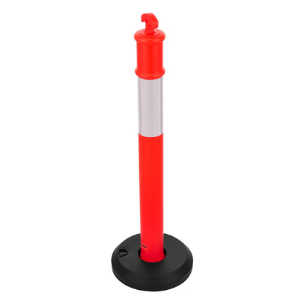 Traffic Delineator Posts, 9-Pack 1140mm Reflective Red