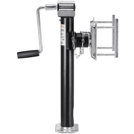Trailer Jack 5000 lb, Swivel Bolt-On, 14.3 in Lift