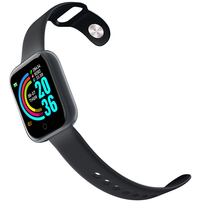 Trainerbeat Smartwatch with two bracelets Black + Purple