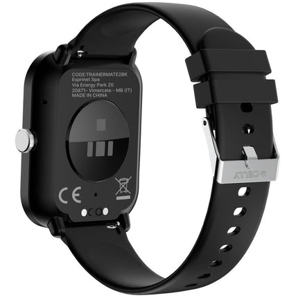 Trainermate 2 Smartwatch with rectangular dial Black