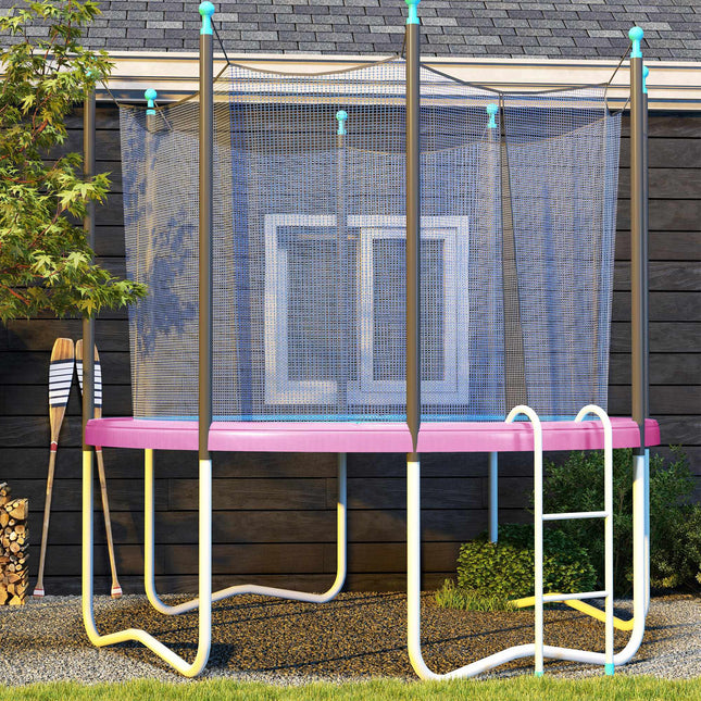 Trampoline Edge Cover, Waterproof, Tear-Resistant, 244cm, Pink