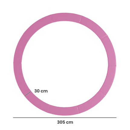 Husă pentru marginea trambulinei, impermeabilă, rezistentă la rupere, Ø305 cm, roz