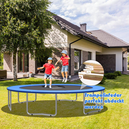 Saltea pentru trambulină 427cm x 427cm x 10cm, albastră, rezistentă la intemperii