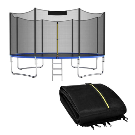 Plasa de siguranta pentru trambulina 427 cm, se potriveste cu 8 stalpi, acces cu fermoar