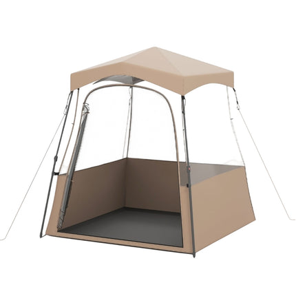Cort transparent pentru exterior, material Oxford, 183x135x175 cm