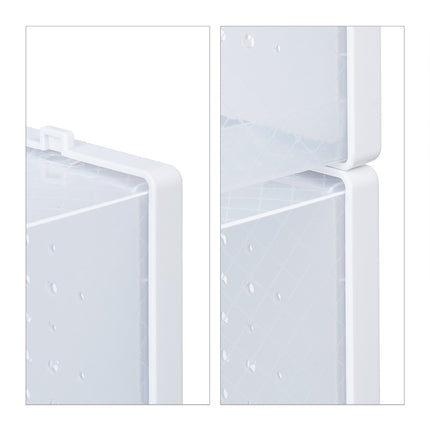 Cutii transparente pentru pantofi, set de 12