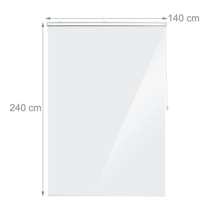 Jaluzelă transparentă hidrofugă pentru baie