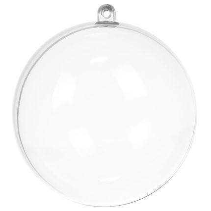 Transparent baubles 12 cm, set of 10 Ruhhy 22279